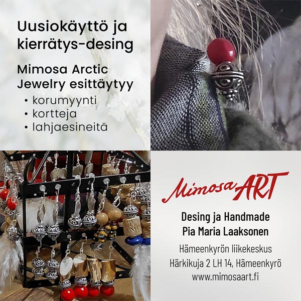 Mimosa Arctic Jewelry inspiroituu luonnossa